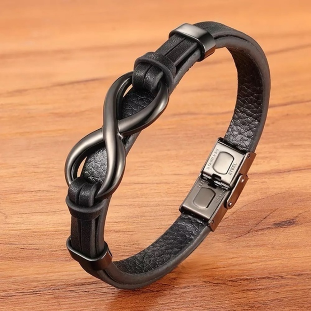 Infinity Leather Bracelet​